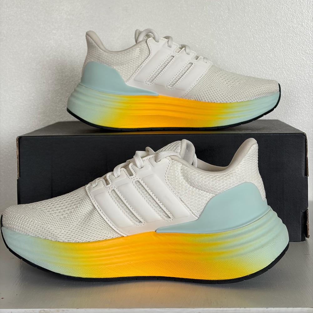 Adidas Ultradream Bold Running Shoes - Cloud White/Yellow Gradient - Women's 6.5 - Picture 2 of 14